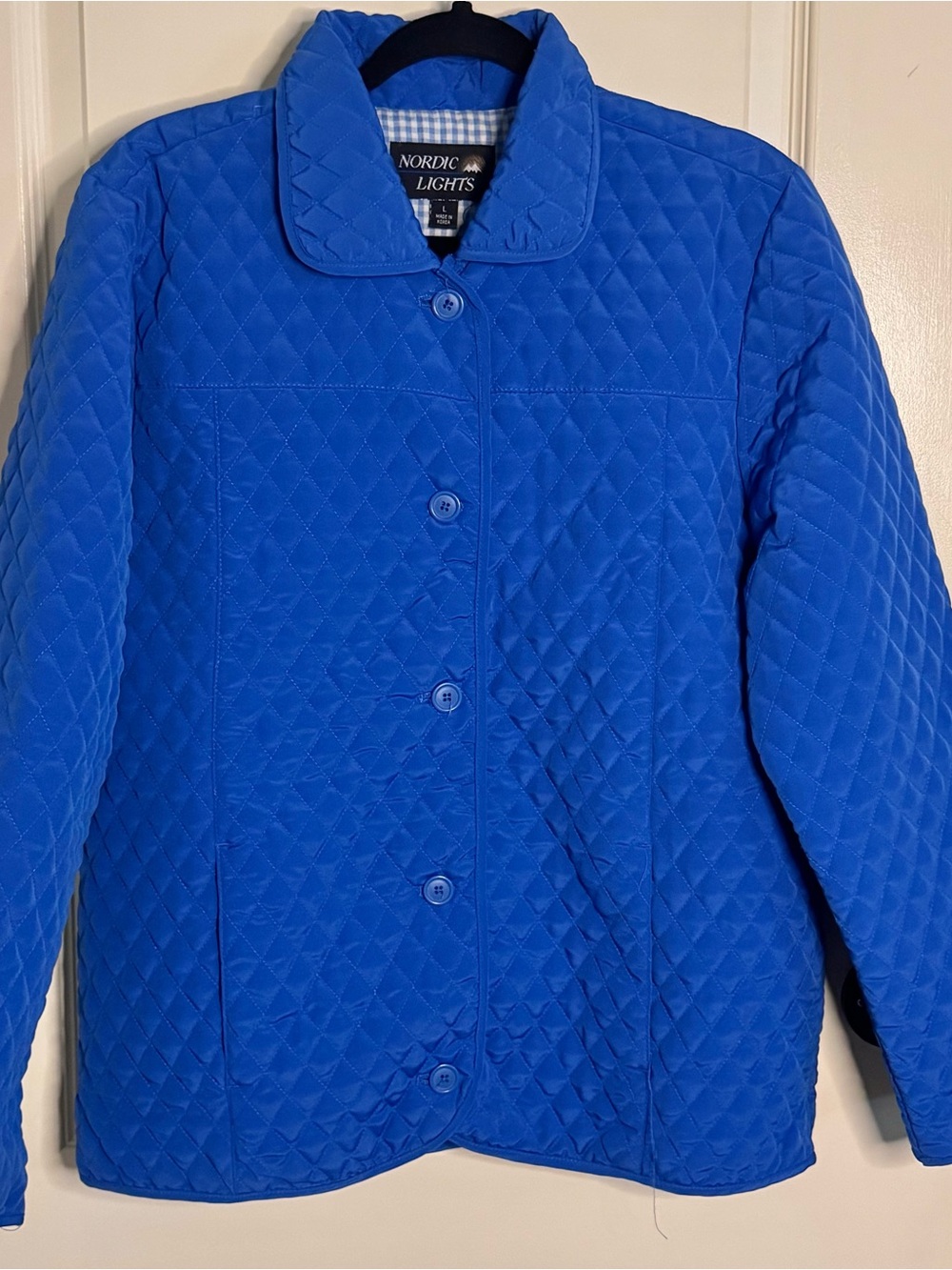 Women's Quilted Jacket in Royal Blue